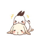 Long Furry Bunny and Short Furry Bunny（個別スタンプ：33）