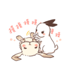 Long Furry Bunny and Short Furry Bunny（個別スタンプ：38）