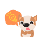 Brownie Bowow, the brown dog（個別スタンプ：16）