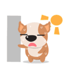 Brownie Bowow, the brown dog（個別スタンプ：35）