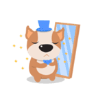 Brownie Bowow, the brown dog（個別スタンプ：36）