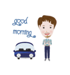 Sweet couple with a cute stickers.（個別スタンプ：19）