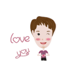 Sweet couple with a cute stickers.（個別スタンプ：30）