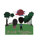 Sweet couple with a cute stickers.（個別スタンプ：36）