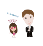 Sweet couple with a cute stickers.（個別スタンプ：38）
