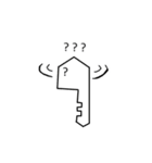 Key (KEY) Mr. lock shop life（個別スタンプ：18）