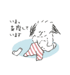 鼻ぺちゃの犬と猫。juntowaスタンプ（個別スタンプ：3）