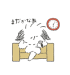 鼻ぺちゃの犬と猫。juntowaスタンプ（個別スタンプ：7）