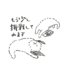 鼻ぺちゃの犬と猫。juntowaスタンプ（個別スタンプ：22）