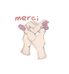 cutout of hand picture message（個別スタンプ：38）