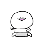 白いあいつ（個別スタンプ：18）