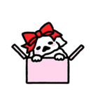 しろいペキニーズ（個別スタンプ：22）