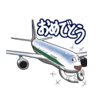飛行機02(旅客機編)車バイク飛行機シリーズ（個別スタンプ：30）
