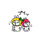 ゆずうさぎ2（個別スタンプ：35）