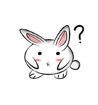 white ball rabbit（個別スタンプ：4）