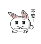 white ball rabbit（個別スタンプ：7）