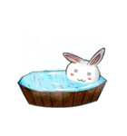 white ball rabbit（個別スタンプ：15）