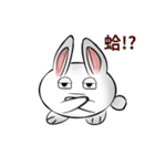 white ball rabbit（個別スタンプ：21）