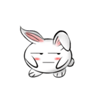 white ball rabbit（個別スタンプ：22）