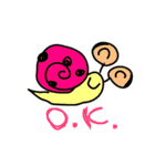 かたつむりんりん（個別スタンプ：3）
