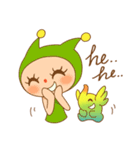 Greenie ＆ Elfie（個別スタンプ：6）