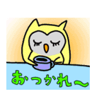 フクロウのきもち（個別スタンプ：38）