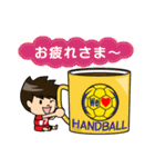 ハンドボールやってます（個別スタンプ：19）