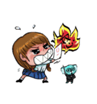 Eva ＆ Cape（個別スタンプ：8）