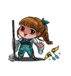 Eva ＆ Cape（個別スタンプ：13）