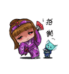 Eva ＆ Cape（個別スタンプ：17）