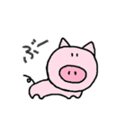 愉快なかわいい仲間たち（個別スタンプ：6）