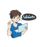 Mr.Tommy Graphic designer guy（個別スタンプ：1）