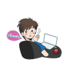 Mr.Tommy Graphic designer guy（個別スタンプ：9）