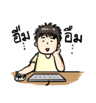 No sleep for Worker Freelance Student（個別スタンプ：6）