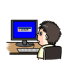 No sleep for Worker Freelance Student（個別スタンプ：36）