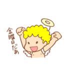 ぐーたら天使（個別スタンプ：9）