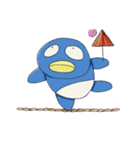 不思議な青い生物たかのり（個別スタンプ：22）