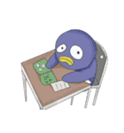 不思議な青い生物たかのり（個別スタンプ：25）