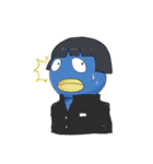 不思議な青い生物たかのり（個別スタンプ：26）