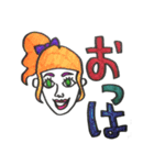 3文字スタンプ（個別スタンプ：9）