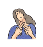 肌着ちゃんの日々（個別スタンプ：16）