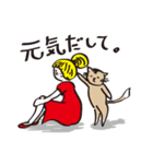 キンパツちゃんとネコちゃんの日常（個別スタンプ：19）