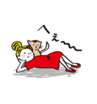 キンパツちゃんとネコちゃんの日常（個別スタンプ：27）