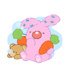 ふわふわぴょん（個別スタンプ：3）