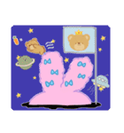 ふわふわぴょん（個別スタンプ：13）