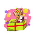 Corgi Wawa has come（個別スタンプ：27）
