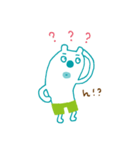 The bear which put on pants（個別スタンプ：27）