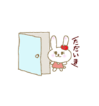 りんごうさぎちゃん（個別スタンプ：35）