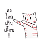 LineRed cat（個別スタンプ：35）