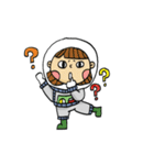 crazy astronaut（個別スタンプ：14）